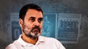 Telangana: Prior to RaGa's arrival, posters reading "Congress killed our children" appear.