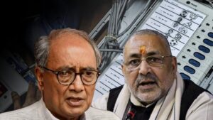 As a result of defaming Sanatan, the Congress and BJP challenge the validity of the EVM.