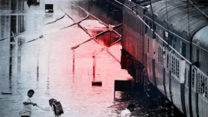 500 passengers are stranded in Tamil Nadu as rain wipes off the rails.