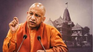 Prior to PM Modi's arrival, UP Chief Minister Adityanath travels to Ayodhya.