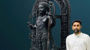 In barely twenty minutes, Arun Yogiraj molded Ram Lalla's eyes.