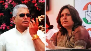ECI chastises Supriya Shrinate and Dilip Ghosh for their "derogatory" remarks.